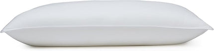 Amazon Basics Down-Alternative Pillows, Soft Density for Stomach and Back Sleepers - 20 x 36 inches, 2-Pack, White - LeafyLoom