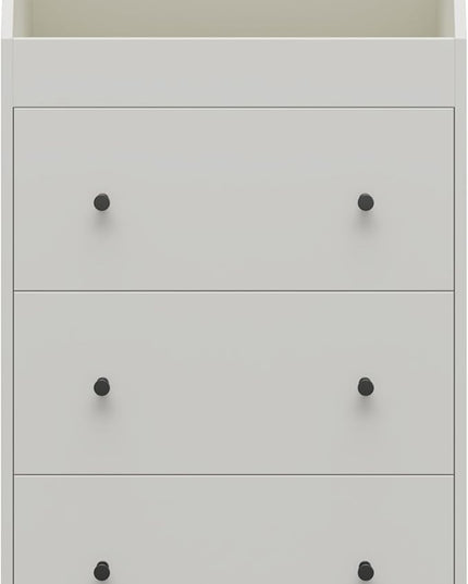 Ameriwood Home The Loft 3 Drawer Dresser, White - LeafyLoom