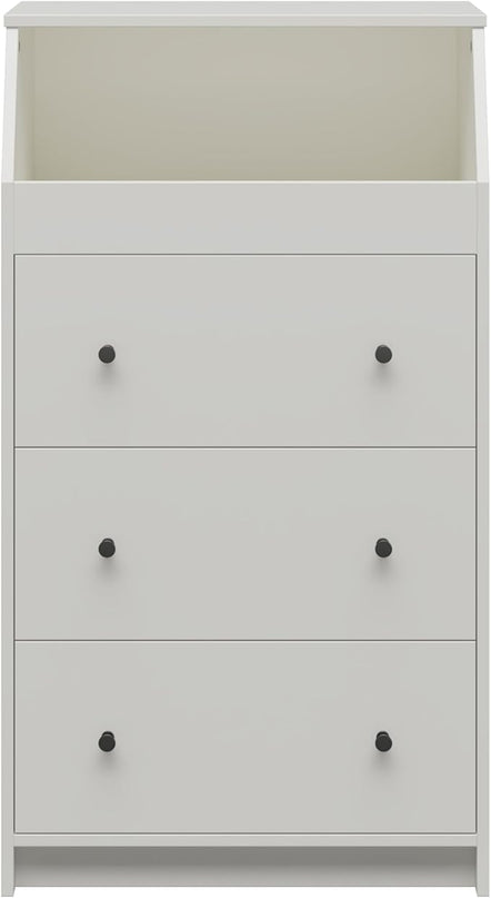 Ameriwood Home The Loft 3 Drawer Dresser, White - LeafyLoom