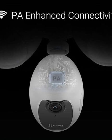 EZVIZ Floodlight Security Camera WiFi 1080P, Motion-Activated Enhanced with PIR&H265, Floodlight&Siren Alarm, Starlight Color Night Vision, Two-Way Audio, Weather Proof (LC1C) EZVIZ