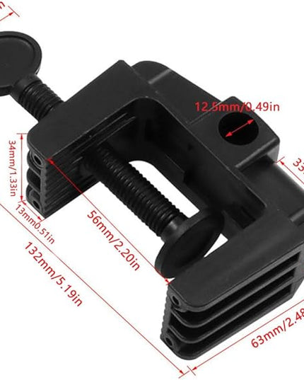 3 Pack Desk Lamp Swing Arm Clamp Replacement Clip Non-Marring Plastic Bracket Stand Base Holder for Desktop Architect Adjustable Gooseneck Table Lamp LED Light Microphone Camera Scissor Arms - LeafyLoom