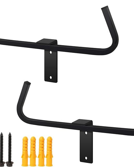 Backpack Sprayer Wall Mount Rack Hanger Backpack Leaf Blower Rack Holder Garden Tool Garage Organizer and Storage，Hunting Pack Storage Tactical Gear Stand (2 PCS) - LeafyLoom