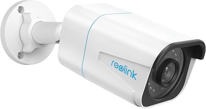 REOLINK 4K/8MP Security PoE IP Camera, Human/Vehicle/Pet Detection, Time-Lapse, 100ft IR Night Vision, Work with Smart Home, Up to 256GB microSD Card, Surveillance Outdoor Indoor, RLC-810A REOLINK