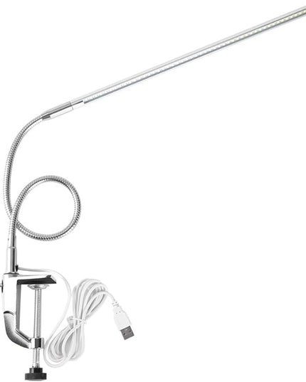 Lampara Para Mesa De Manicura Profesional, USB Clamp LED Desk Lamp, USB Adjustable Direction and Brightness Clip Eye-Caring Table Lamps LED Light Study Tattoo Light for Reading, Study - LeafyLoom