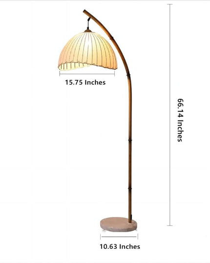 LED Floor Lamp for Living Room,Full Spectrum LED Modern Floor Lamp with Adjustable Brightness, Standing Lamp with Button, Dimmable Reading Floor Lights - LeafyLoom