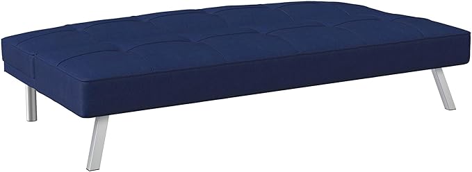 Serta Rane Futon, Navy Blue - LeafyLoom