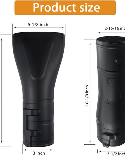 191L13-5 191B21-6 Blower Nozzle and 197889-6 Flat End Nozzle Compatible with Makita X2 36V hand held Blower, use for XBU02Z - one-click installation (GROUP) - LeafyLoom
