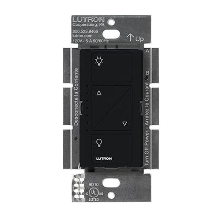 Lutron Caseta Original Smart Dimmer Switch (Lutron Smart Hub Required), for LED Lights, 150 Watt, Single-Pole/3-Way, No Neutral Required, PD-6WCL-BL-2-Pack, Black, 2 Black Lutron