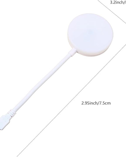 USB Night Light with 3 Color Mode, Arbitrary Brightness Control Small lamp, Portable 360° Flexible Gooseneck for Reading, Makeup, Fill Light, Travel, Outdoor, Power Failure Emergency. - LeafyLoom