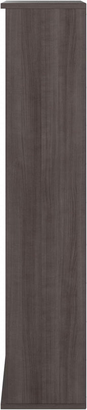 Bush Business Furniture Studio C Tall 5 Shelf Bookcase in Storm Gray, Large Bookshelf for Home or Professional Office - LeafyLoom