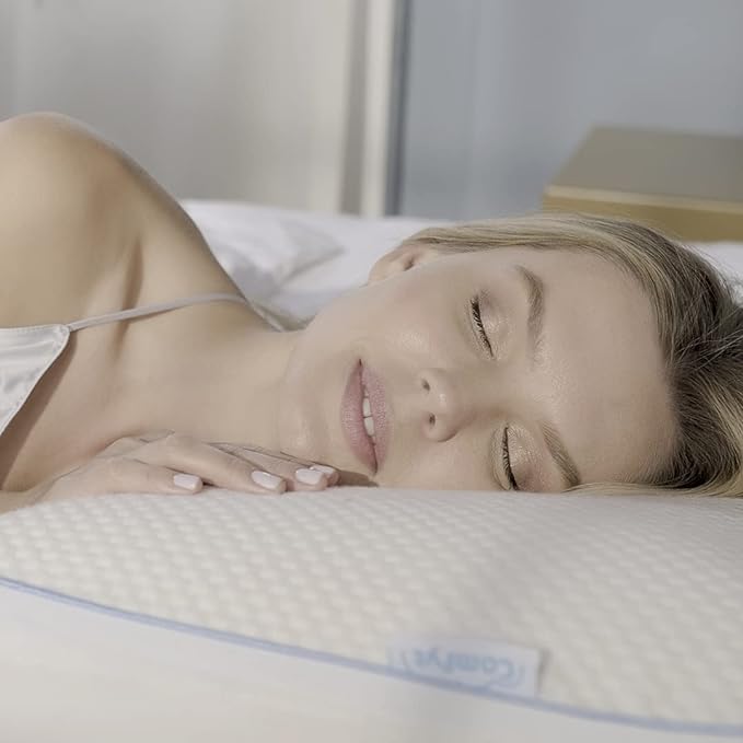 Side Sleeper Pillow - Bed Pillow - Cooling Pillow - My Skin Friendly Memory Foam Pillow - Pillow Cover Cervical Pillow Orthopedic Pillow Supports Posture Neck Bed Pillow Sleeping Pillow - LeafyLoom