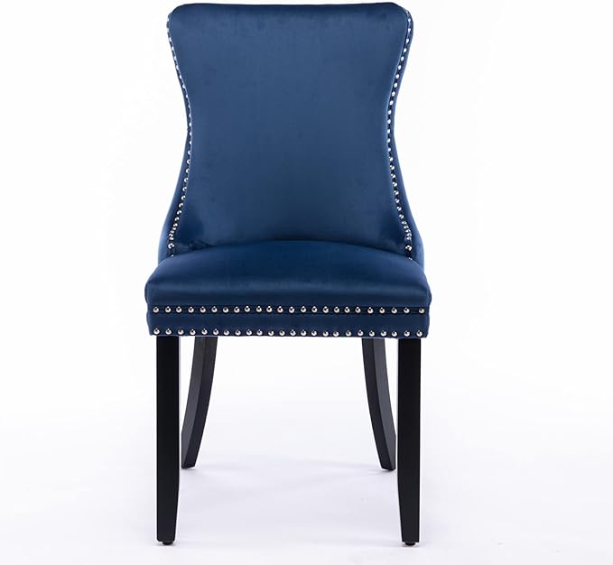 NicBex Haerin-SD-00118-LWJ Dining Chairs, 27.4"x20.4"x37.4", Blue - LeafyLoom