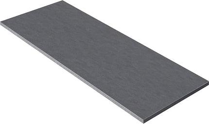 Kaboon Universal Tabletop 59.1"x23.62", Solid One-Piece Melamine Table Top, Double Desk L-Desk DIY, Home and Office Countertop, Greylish Blue - LeafyLoom