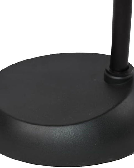 402039-04 Full Page 8 x 10 Inch Magnifier LED Illuminated Floor Lamp, Black - LeafyLoom