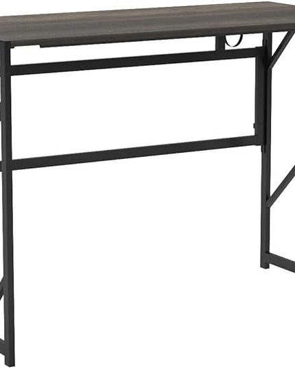 Elephance Folding Desk Writing Computer Desk for Home Office, No-Assembly Study Office Desk Foldable Table for Small Spaces - LeafyLoom