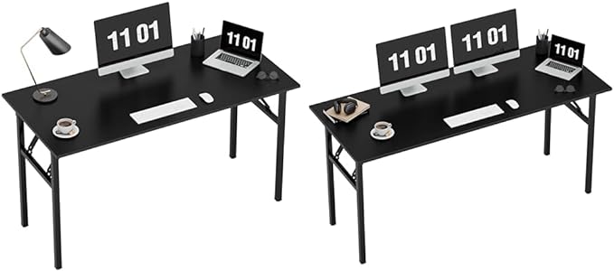 Need Computer Desks - 47 and 62 inch Folding Tables with BIFMA Certification - LeafyLoom