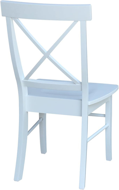 International Concepts X Back Chair, Wood - LeafyLoom