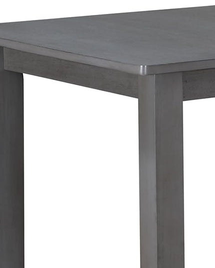 NicBex 29.5Inch Rectangular Expandable Dining Table,Modern Minimalist Kitchen Table with Grey Ceramic Tabletop for 2 to 4,Dining Room Table for Kitchen,Small Space and Living Room,Space-Saving,Gray - LeafyLoom
