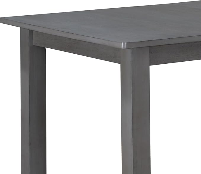 NicBex 29.5Inch Rectangular Expandable Dining Table,Modern Minimalist Kitchen Table with Grey Ceramic Tabletop for 2 to 4,Dining Room Table for Kitchen,Small Space and Living Room,Space-Saving,Gray - LeafyLoom
