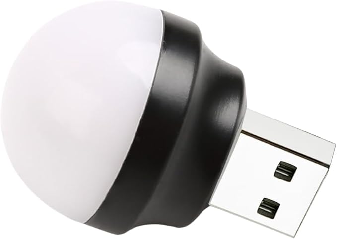 Mini USB Night Lights, LED Plug in Night Light, Flexible LED Ambient Light, Mushroom-Shaped, Bathroom, Hallway, Nursery, Kitchen, Car USB Light (8 Pack,Warm White) - LeafyLoom
