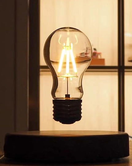 Magnetic Levitating Floating Wireless LED Light Bulb Desk Lamp ，Magic Desk lamp, Science Fiction into Reality, Suitable for Room and Office Decoration,Unique Gift Instantly Become The Focus - LeafyLoom