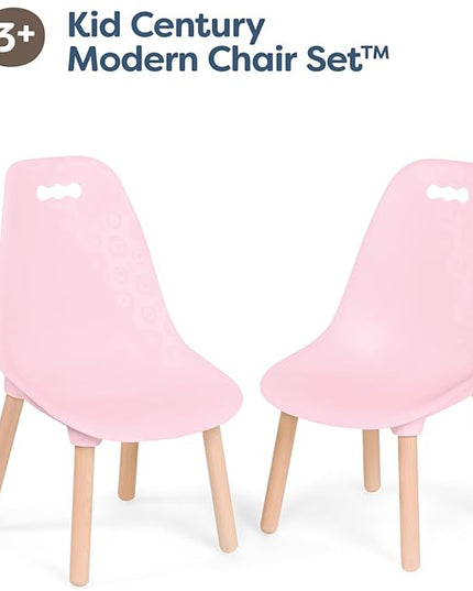 B. toys Pink B. Spaces Chairs Set - LeafyLoom