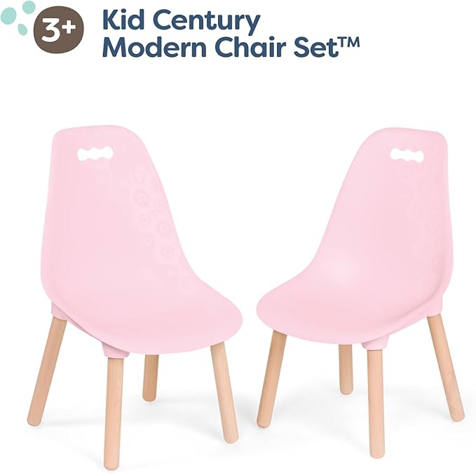 B. toys Pink B. Spaces Chairs Set - LeafyLoom