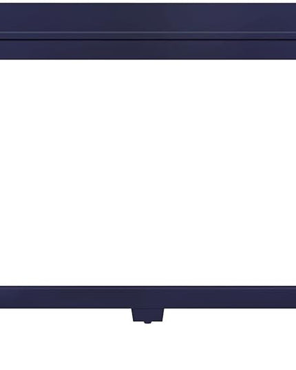 Max & Lily Solid Wood Desk, 40 Inches, Blue - LeafyLoom