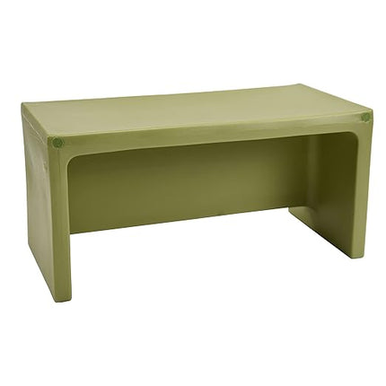 Children's Factory Adapta-Bench, CF910-056, Fern, Kids Flexible Seating, Classroom, Preschool and Daycare Furniture, Indoor or Outdoor Toddler Chairs - LeafyLoom