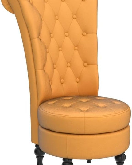 Mustard Yellow Velvet Accent Chair with Storage and Luxurious Upholstery, Retro Design and Versatile Usage for Livingroom, Bedroom, Lounge and Office - LeafyLoom