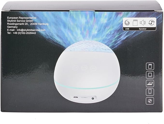 ONEFIRE Galaxy Projector, White Noise Night Light Projector for Bedroom, Bluetooth Music Ceiling Projector Room Lights, Remote Timer Galaxy Light Skyligh,Star Lights Projector for Kids Teen Girl Gifts OneFire