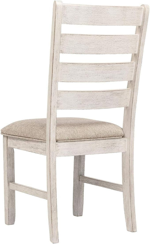 Signature Design by Ashley Skempton Modern Farmhouse Dining Room Chair, 2 Count, Whitewash - LeafyLoom