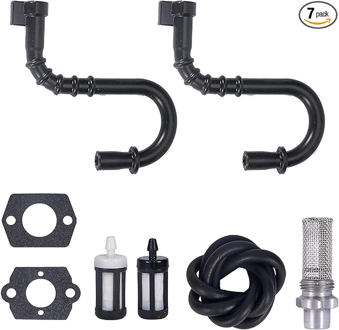 Stub Spark Arrestor & Fuel Line Hose Kit for Stihl BG86 BG66 BG56 SH86 SH56 Blower Replace Parts with Fuel Filter Gasket - LeafyLoom