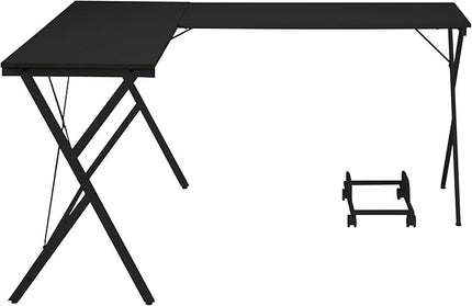 NicBex Kimberly-DW-00049-LWJ Home Office Desks, 62.5"x47.5"x28.5", Black - LeafyLoom