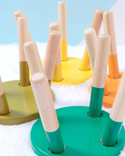 9 Inch Kids Solid Hard Wood Fruit Chair, Crafted Hand-Painted Wood with Assembled Four-Legged Sitting Stool, Bedroom, Playroom, Lemon Furniture Stool for Children,Toddler, Boys, Girls (Lemon) - LeafyLoom