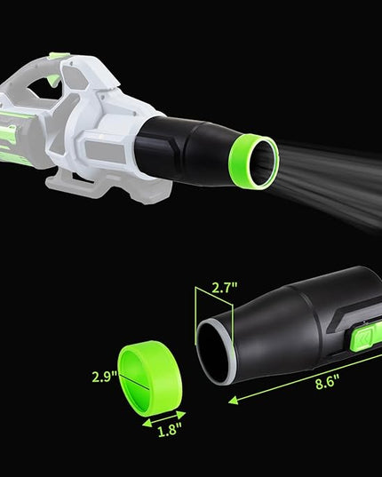Stocky Car Drying Nozzle for EGO Blower, Work for EGO Power+ 530, 575, 580, 615, 650, 765 CFM Blower(1 Pack, no Tool) - LeafyLoom