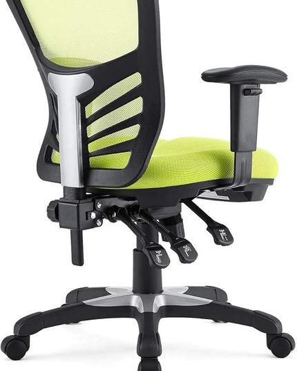 Modway Articulate Ergonomic Mesh Office Chair in Green - LeafyLoom