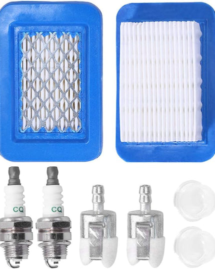 Air Filter Spark Plug for Echo Backpack Leaf Blower 2 Stroke Engine PB-403 PB-403H PB-403T PB-413,PB-413H PB-413T PB-500H PB-500T PB-580H PB-580T PB-620 PB-650 PB-650H Fuel Repower Tune-Up Kit - LeafyLoom