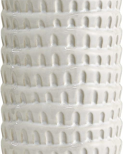 PORTRES 24" Farmhouse Ceramic Table Lamp Set of 2 for Bedroom Living room White Desk Decor Bedside Lamps for Study Room Office Dorm Modern Accent Nightstand Lamp End Table lamps - LeafyLoom
