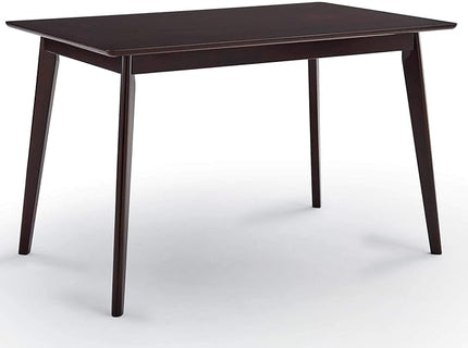 Modway Oracle 47" Rectangle Dining Table, Cappuccino - LeafyLoom
