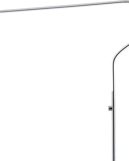 JONATHAN Y JYL7020A Julian 65.25" Integrated LED Metal Floor Lamp Minimalistic,Modern,Contemporary for Bedrooms, Living Room, Office, Reading, Chrome - LeafyLoom