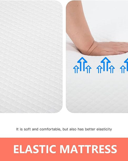 FDW 5 Inch Gel Memory Foam Mattress Medium-Firm Mattress for Pressure Relief & Cooler Sleep Mattress for Kid Adults CertiPUR-US Certified Mattress in a Box, King - LeafyLoom