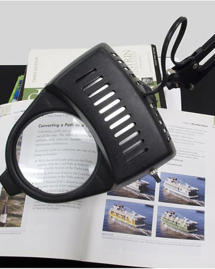 Studio Designs 12040.0 LED Magnifying Lamp, Black - LeafyLoom