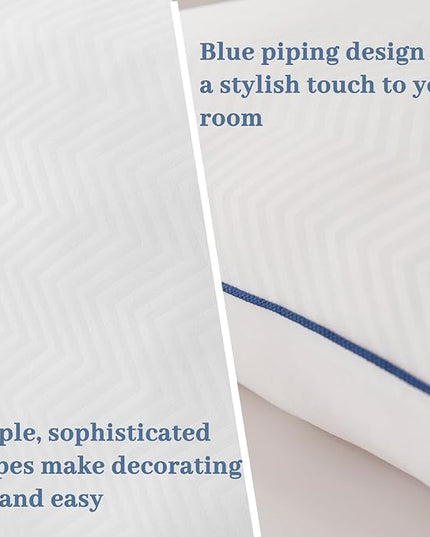 BedTreat Bed Pillows for Sleeping, Super Soft Down Alternative Pillows Standard Size Set of 2, Cooling Hotel Quality Pillows for Back, Stomach or Side Sleepers - LeafyLoom