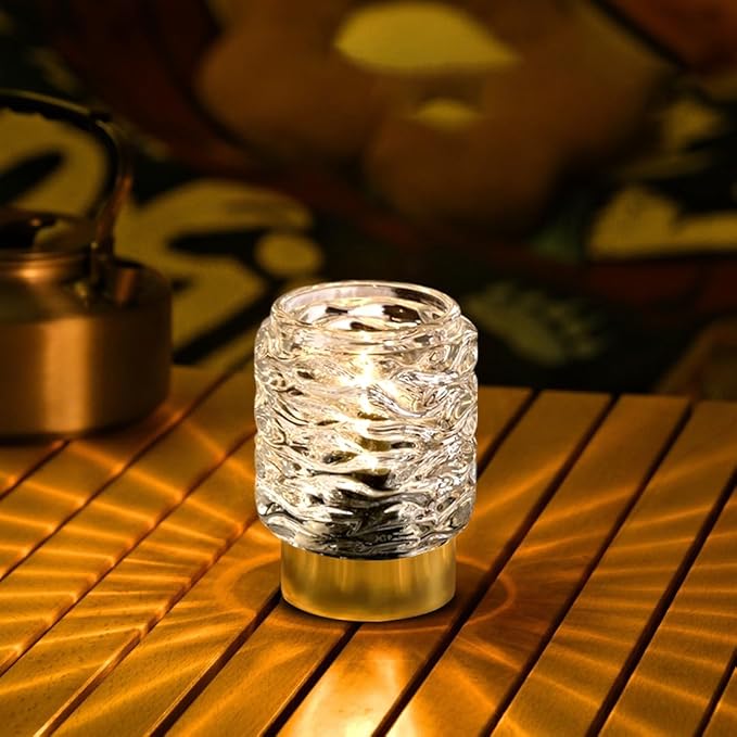 Battery Operated Lamp with Timer,Glass Cordless Lamps with LED Bulb,Decorative Lights for Living Room Bedroom Tabletop Entryway Centerpiece Gift (White) - LeafyLoom