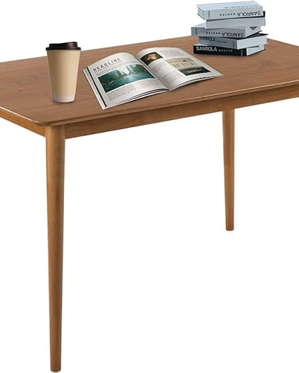 47" Dining Table Kitchen Table Dining Room Table Small Kitchen Table for Small Spaces Table Modern Home Furniture Dinner Table Rectangular (Natural) - LeafyLoom
