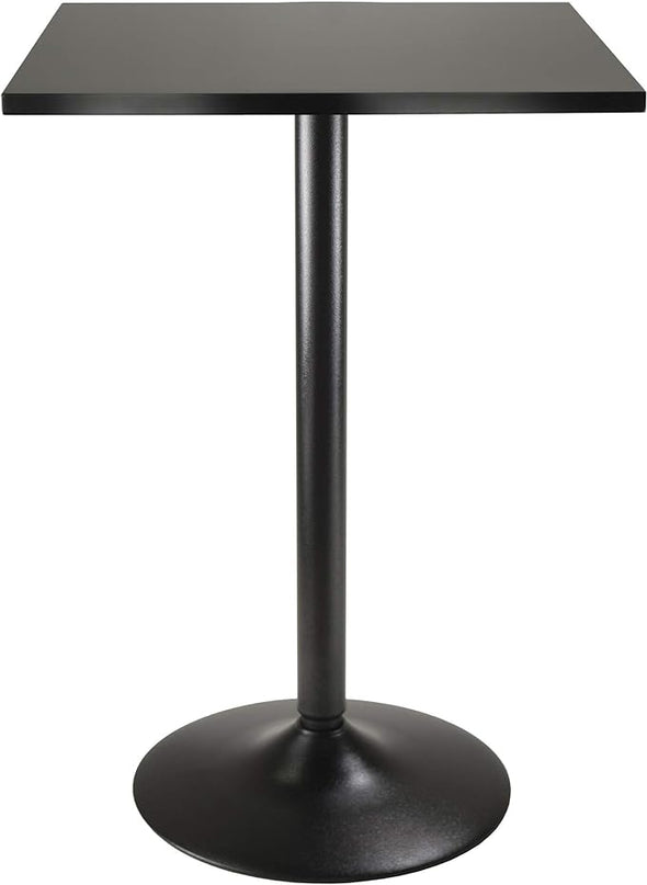 Winsome Obsidian Dining, Black, Pack of 1 - LeafyLoom