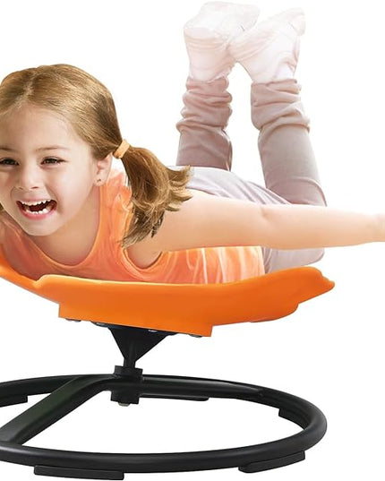 Autism Sensory Products Kids Swivel Chair Spinning Seat for Kids Sensory Sit and Spin Toys for Kids 5-7 Sensory Spinning Chair for Autistic Kids Outdoor Indoor Play - LeafyLoom