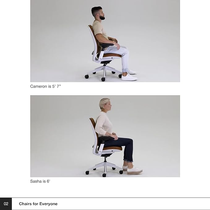 Steelcase Series 2 Office Chair - Ergonomic Work Chair with Wheels for Carpet - with Back Support, Weight-Activated Adjustment & Arm Support - Adjustable Rolling Chairs for Desk - Licorice - LeafyLoom