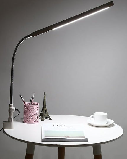 FILFEEL Tattoo Light, Ultra-Slim LED Desk 360 Degree Rotation Metal Arm Eye-Caring Office Lamp Makeup(US Plug) - LeafyLoom